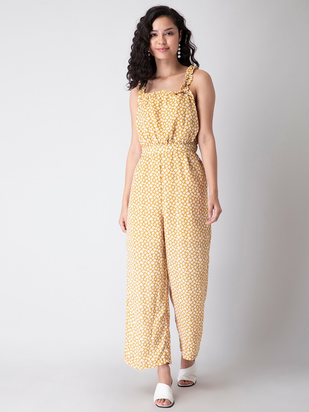 

FabAlley Women Yellow Printed