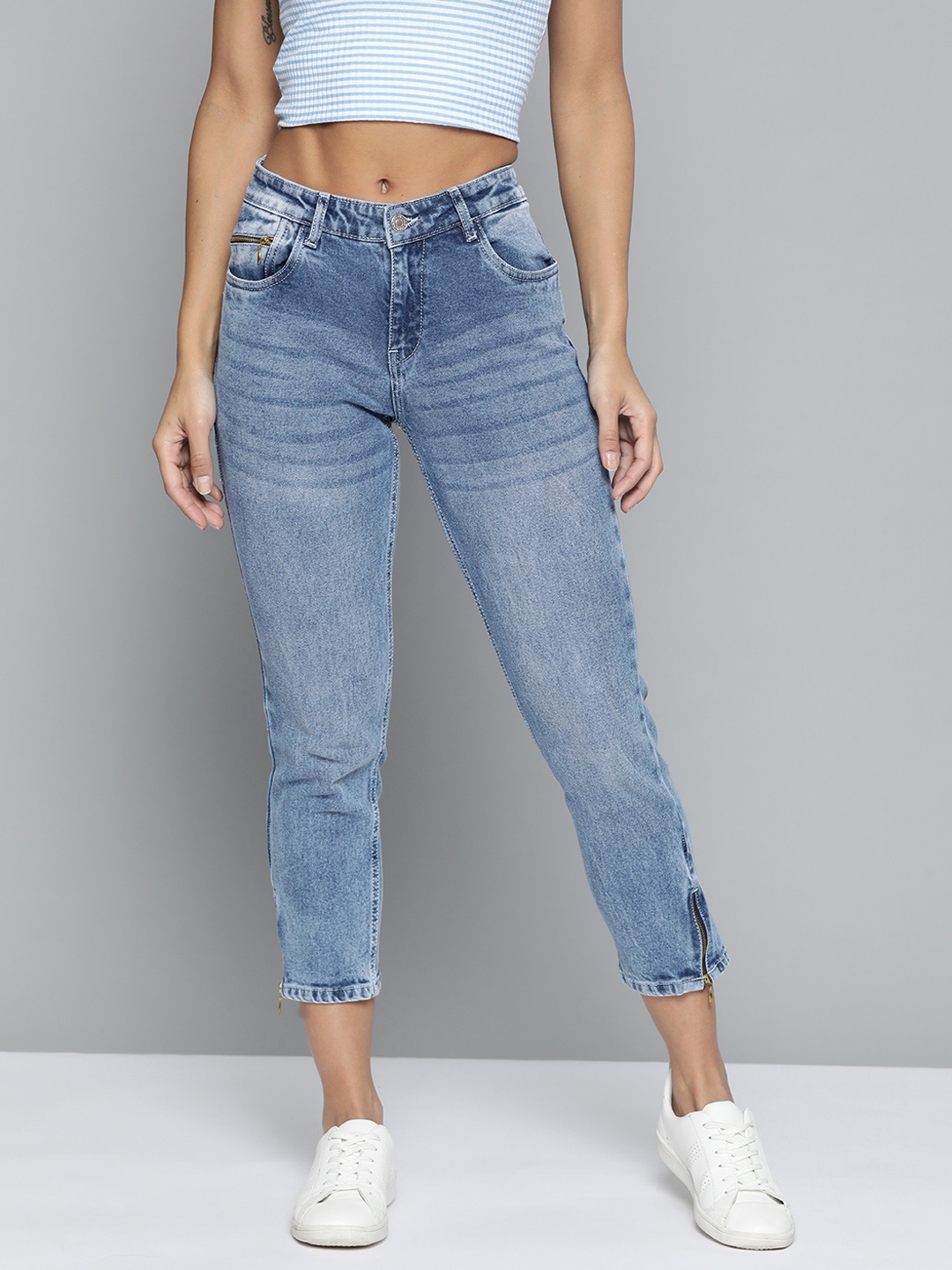 

Harvard Women Blue Slim Fit Light Fade Stretchable Jeans