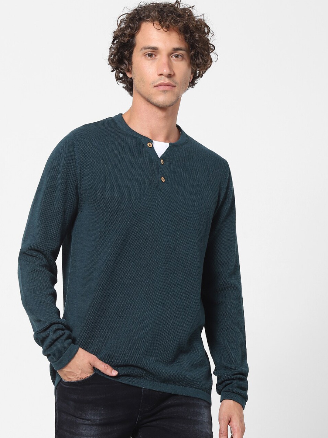 

Celio Men Green Solid