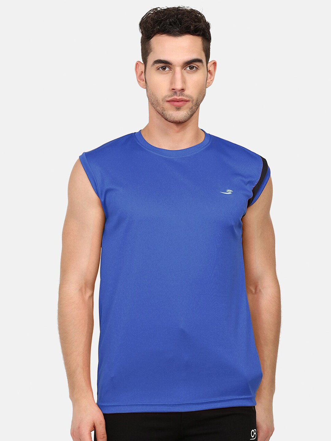 

V2 Value & Variety Men Blue Cotton T-shirt