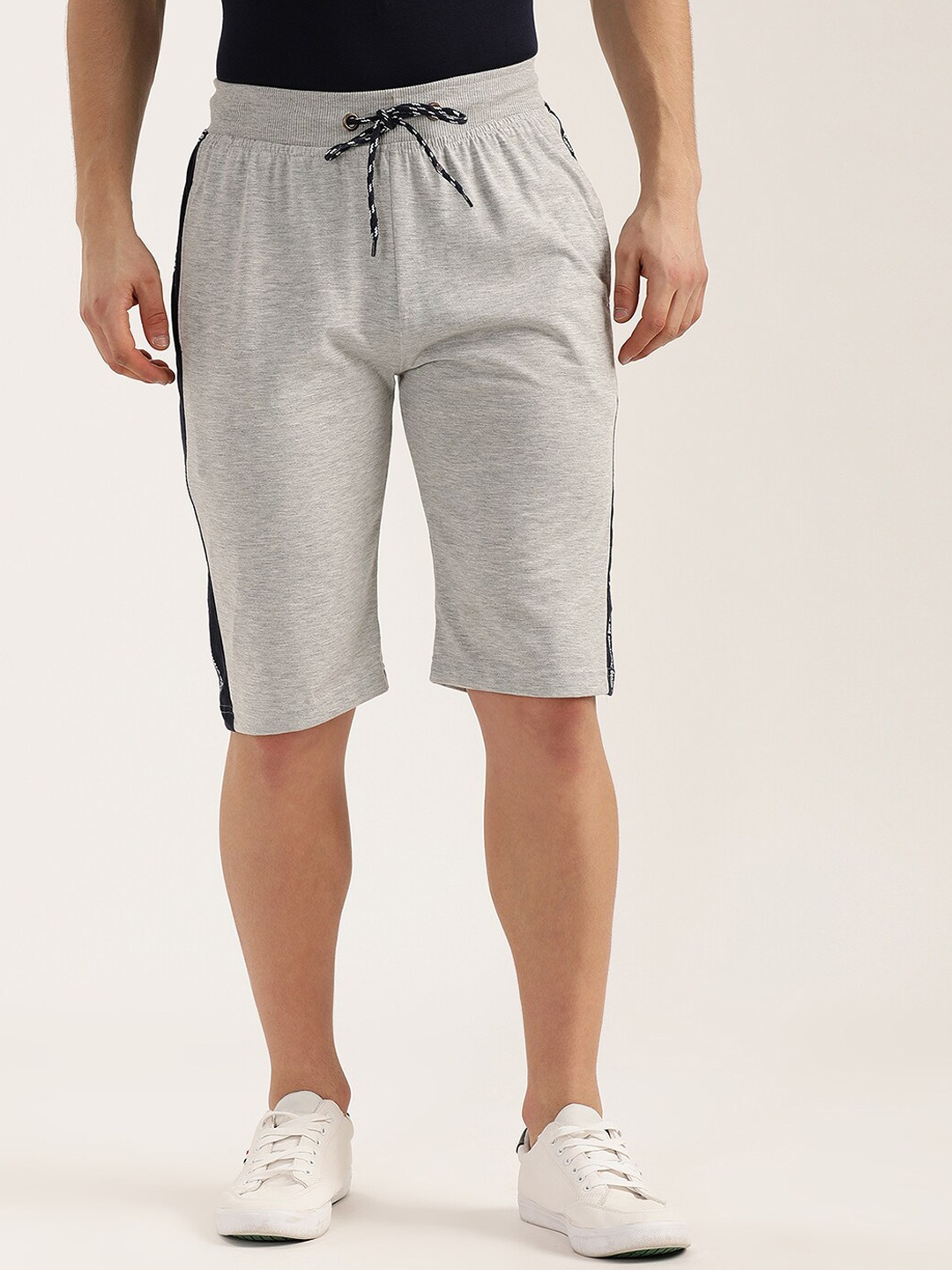 

V2 Value & Variety Men Grey Mid-Rise Regular Shorts