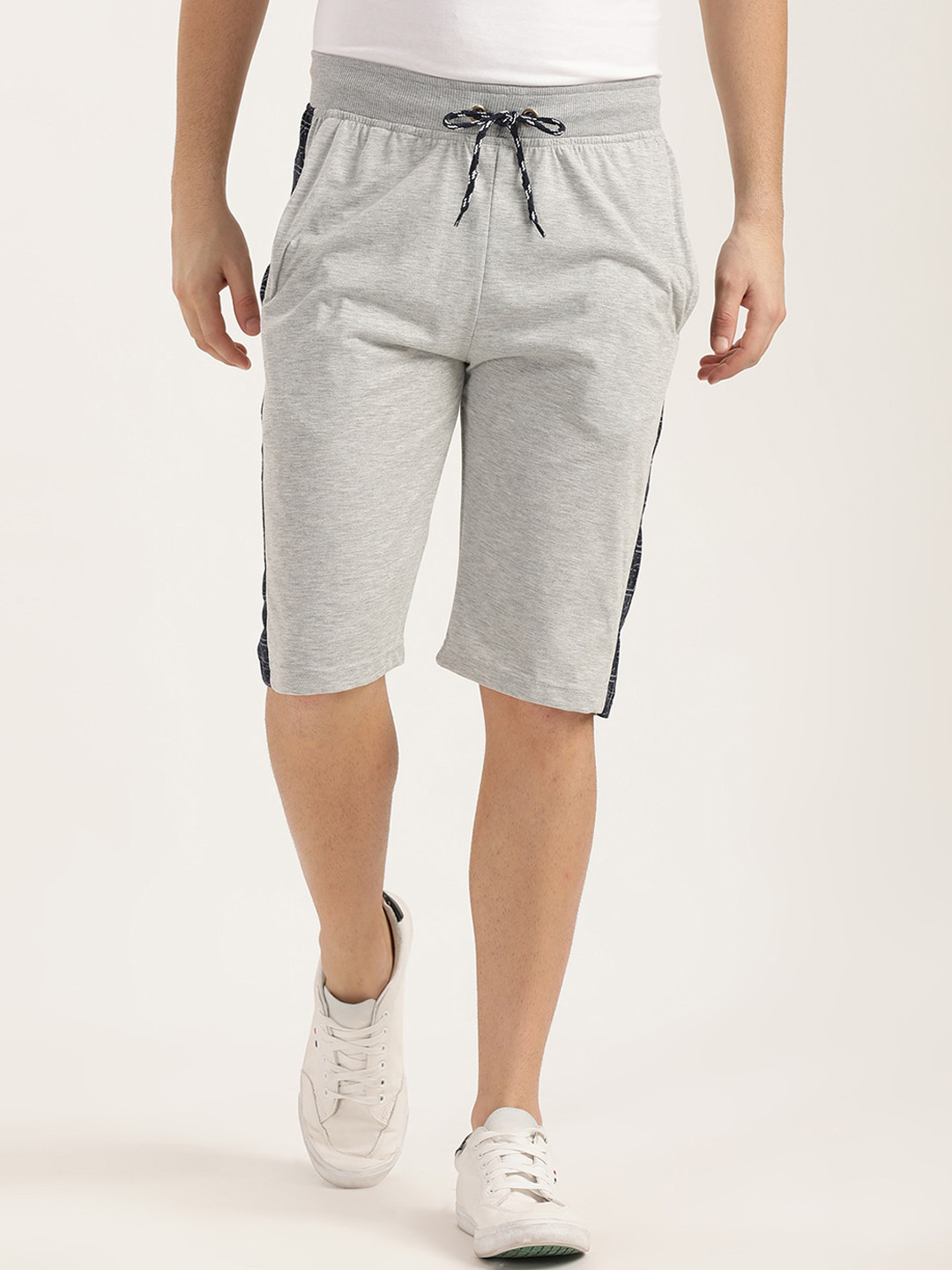 

V2 Value & Variety Men Grey Mid-Rise Regular Shorts