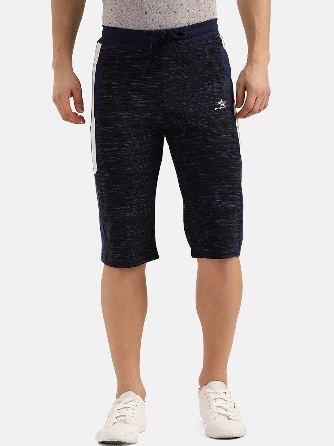 

V2 Value & Variety Men Blue Mid-Rise Regular Shorts