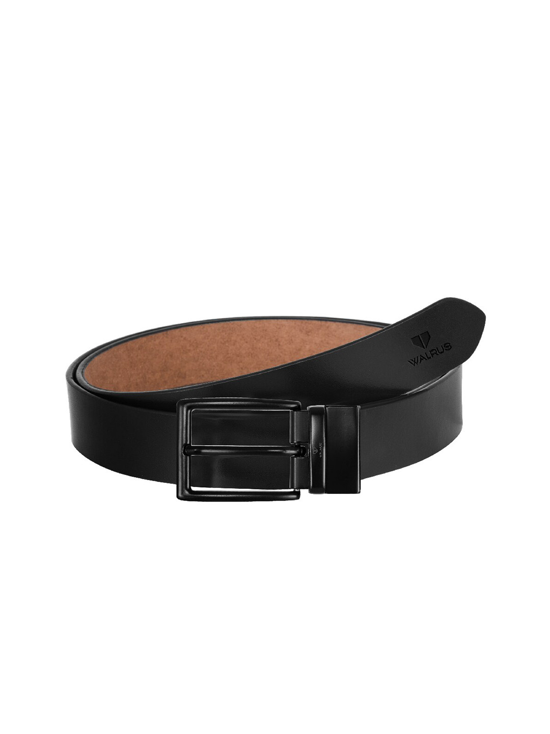 

Walrus Men Black Leather Belt