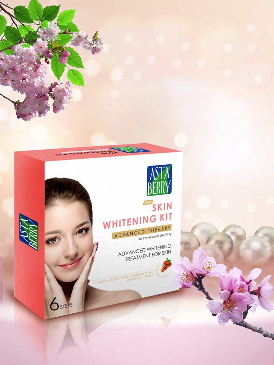 

Astaberry Skin Whitening Facial Kit, White