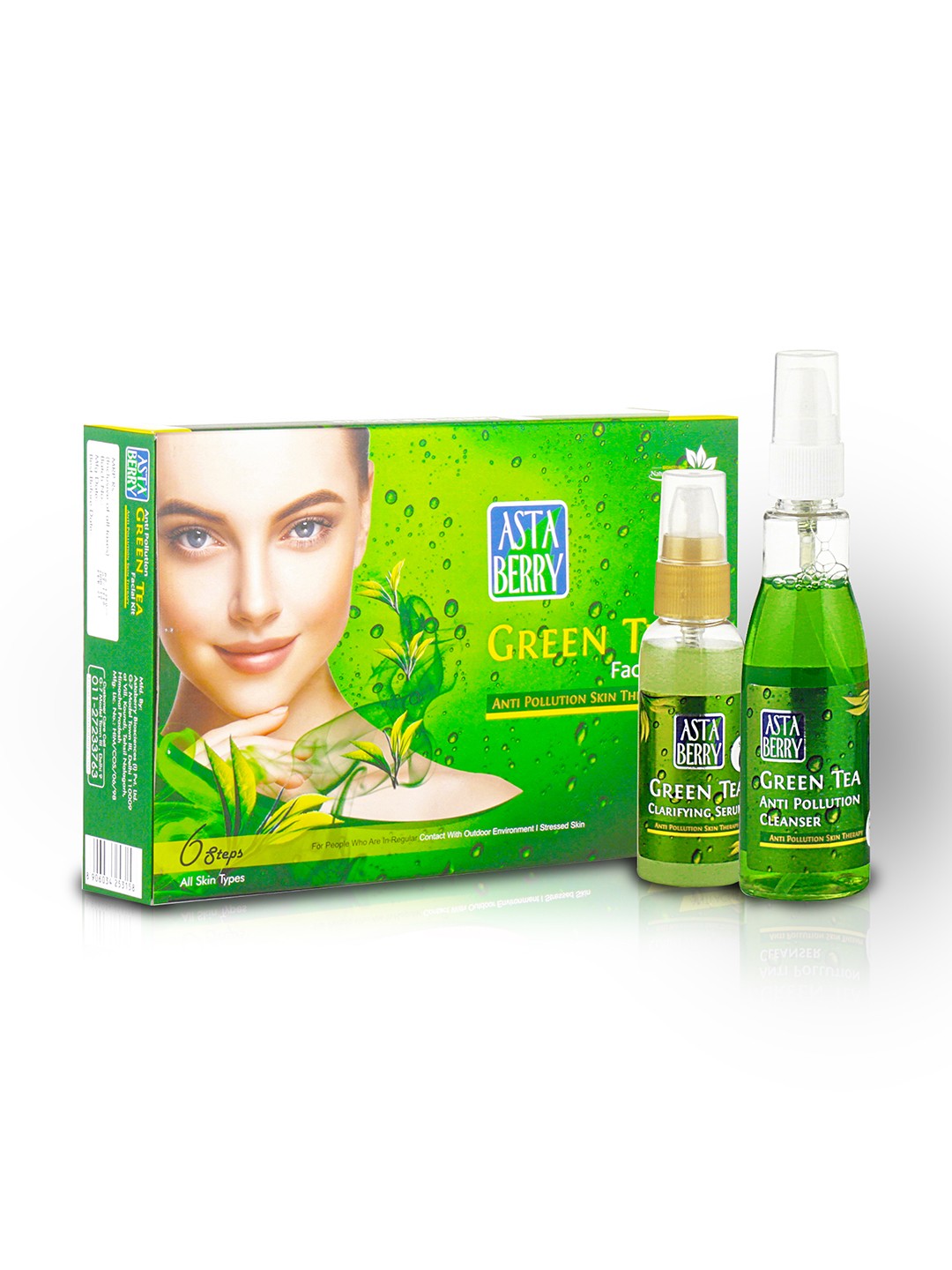 

Astaberry Green Tea Facial Kit