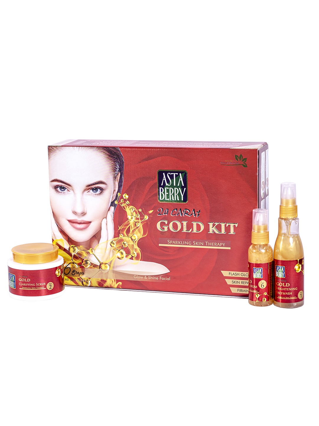 

Astaberry Gold Facial Kit, Red