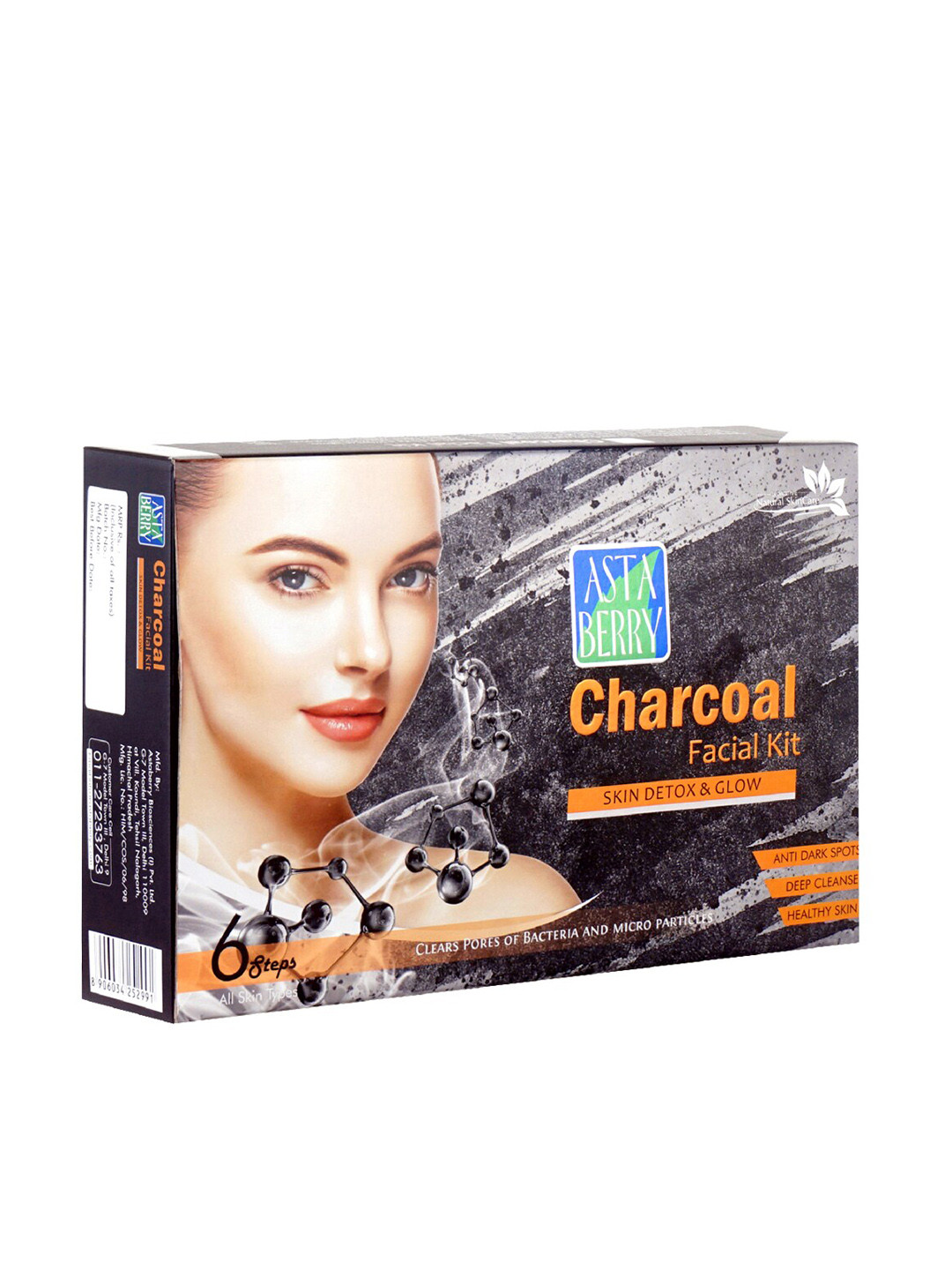 

Astaberry Charcoal Facial Kit, Black