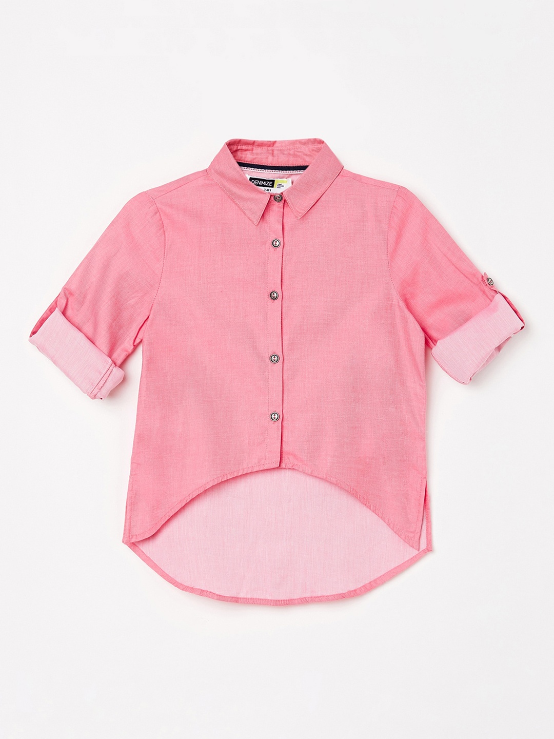 

Denimize by Fame Forever Girls Pink Casual Shirt