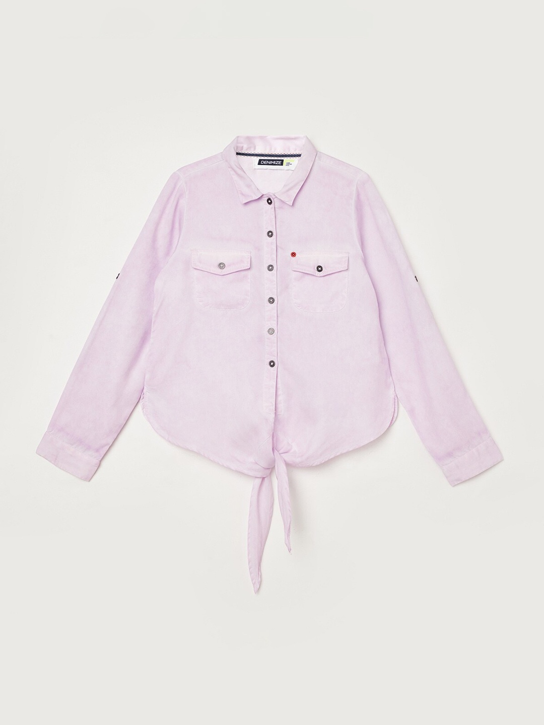 

Denimize by Fame Forever Girls Pink Casual Shirt