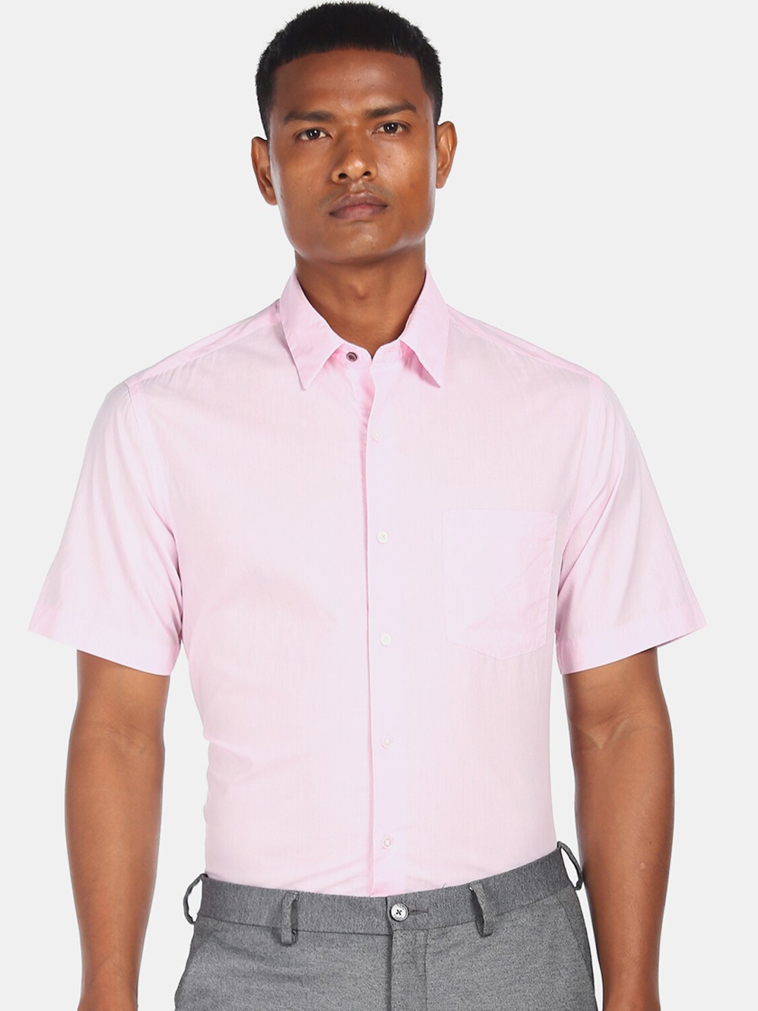 

Arrow New York Men Pink Formal Shirt