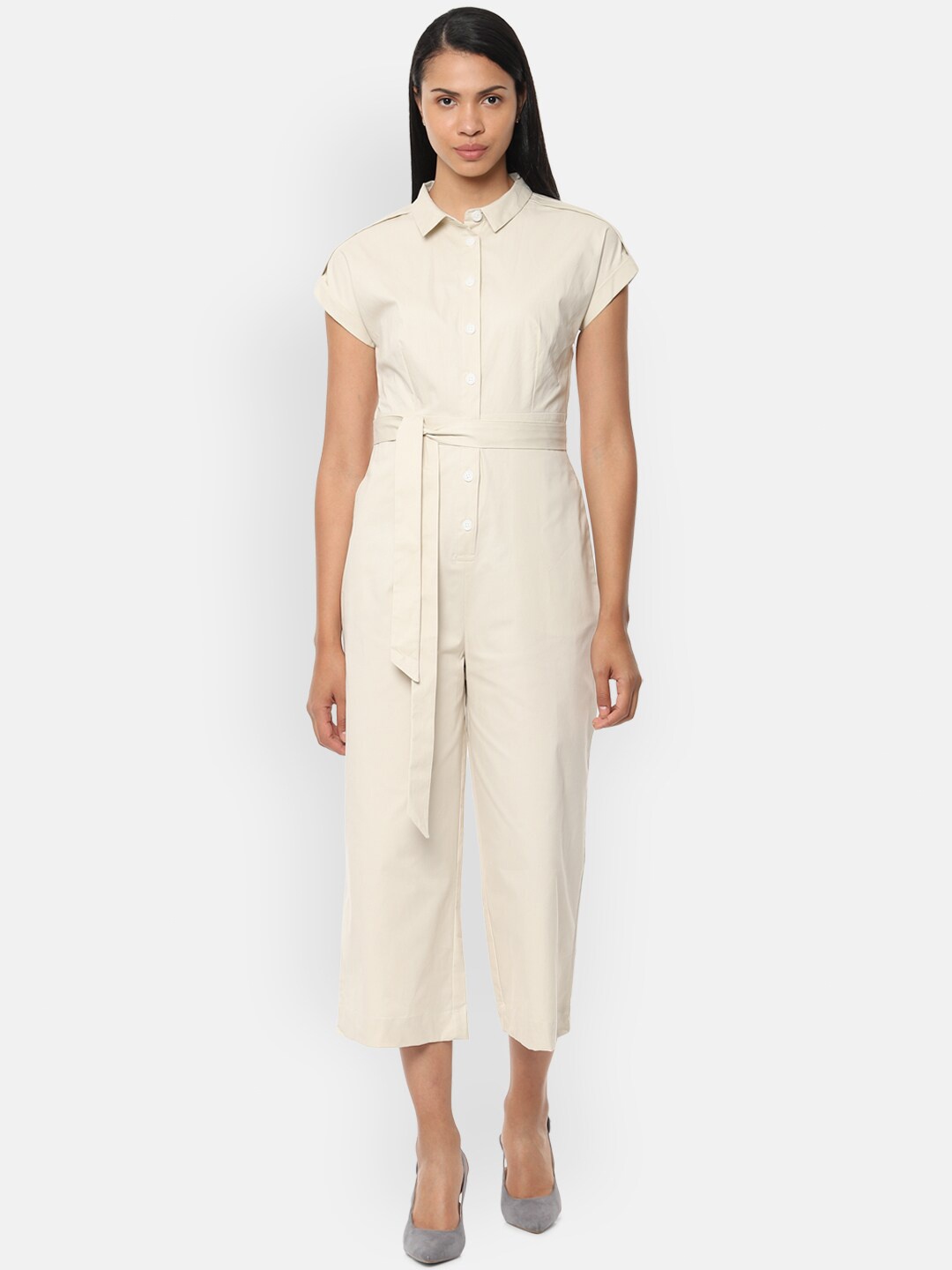 

Van Heusen Woman Women Cream Solid
