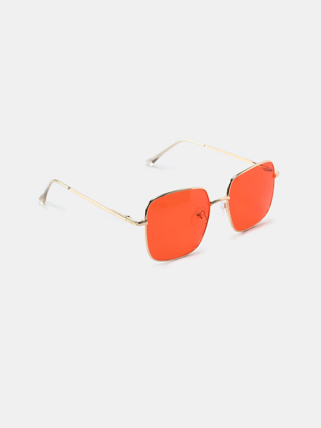 

DukieKooky Unisex Kids Orange Lens Square Sunglasses with UV Protected Lens-900372