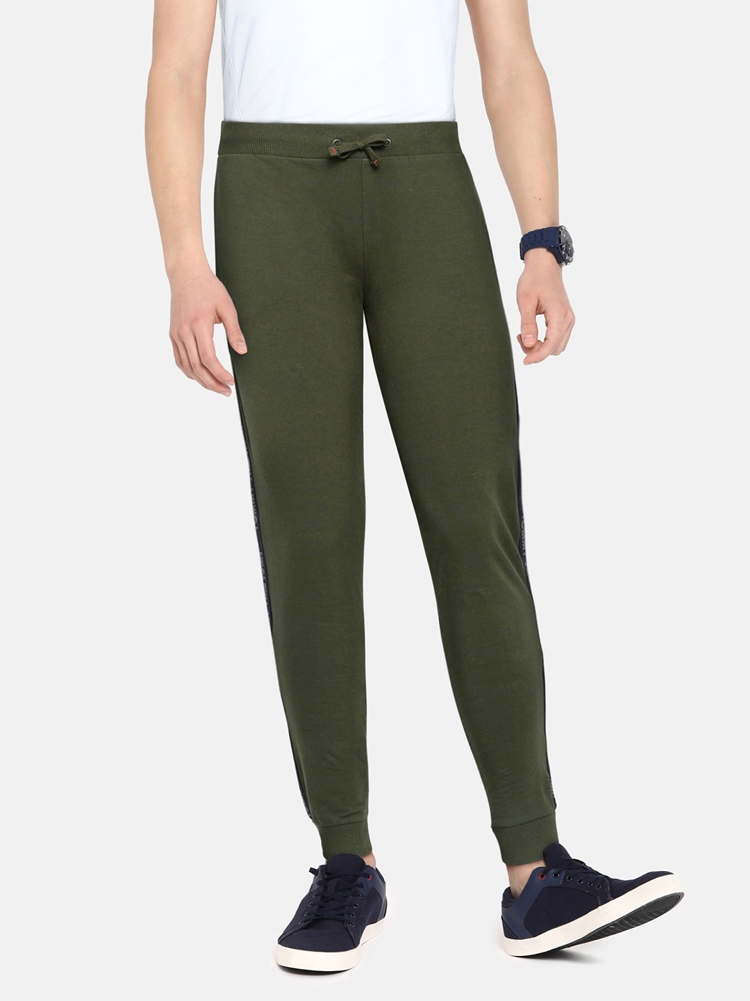 

Tommy Hilfiger Boys Olive Green Ankle Length Joggers