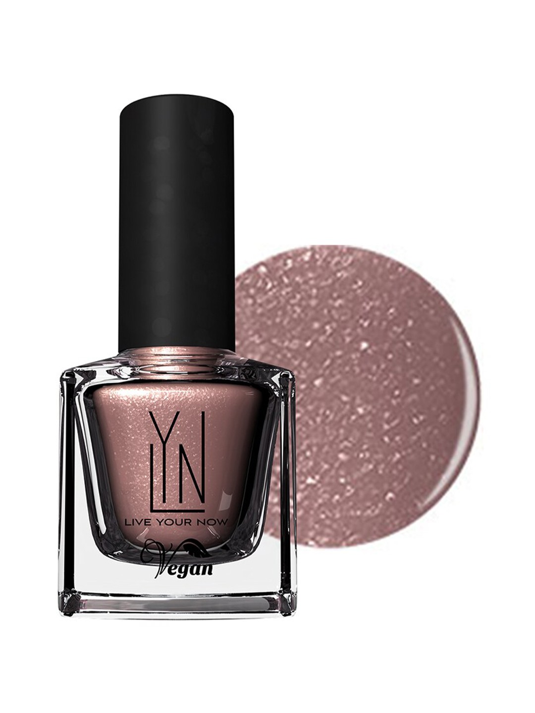 

LYN LIVE YOUR NOW Vegan Nail Polish - Champagne Showers, Rose gold
