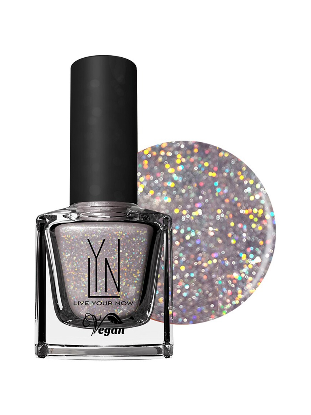 

LYN LIVE YOUR NOW Vegan Nail Polish - Congratulations !, Silver