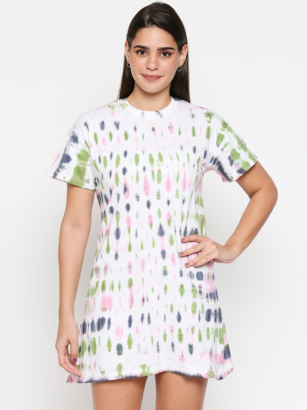 

20Dress White Tie and Dye Mini Dresses