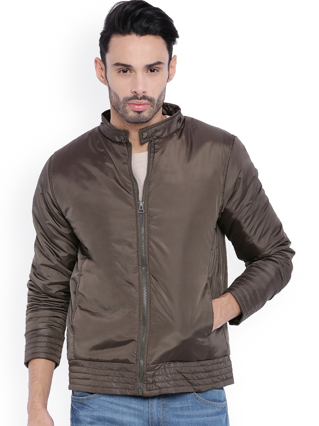 

Campus Sutra Brown Jacket