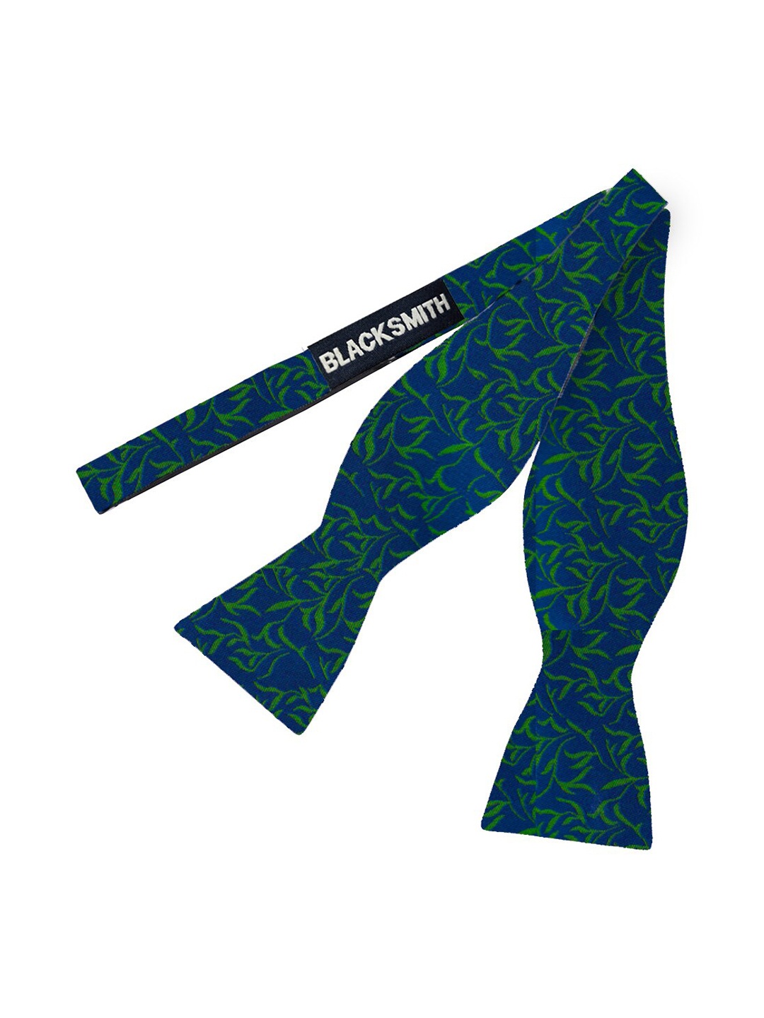 

Blacksmith Men Green & Blue Printed Ascot Tie