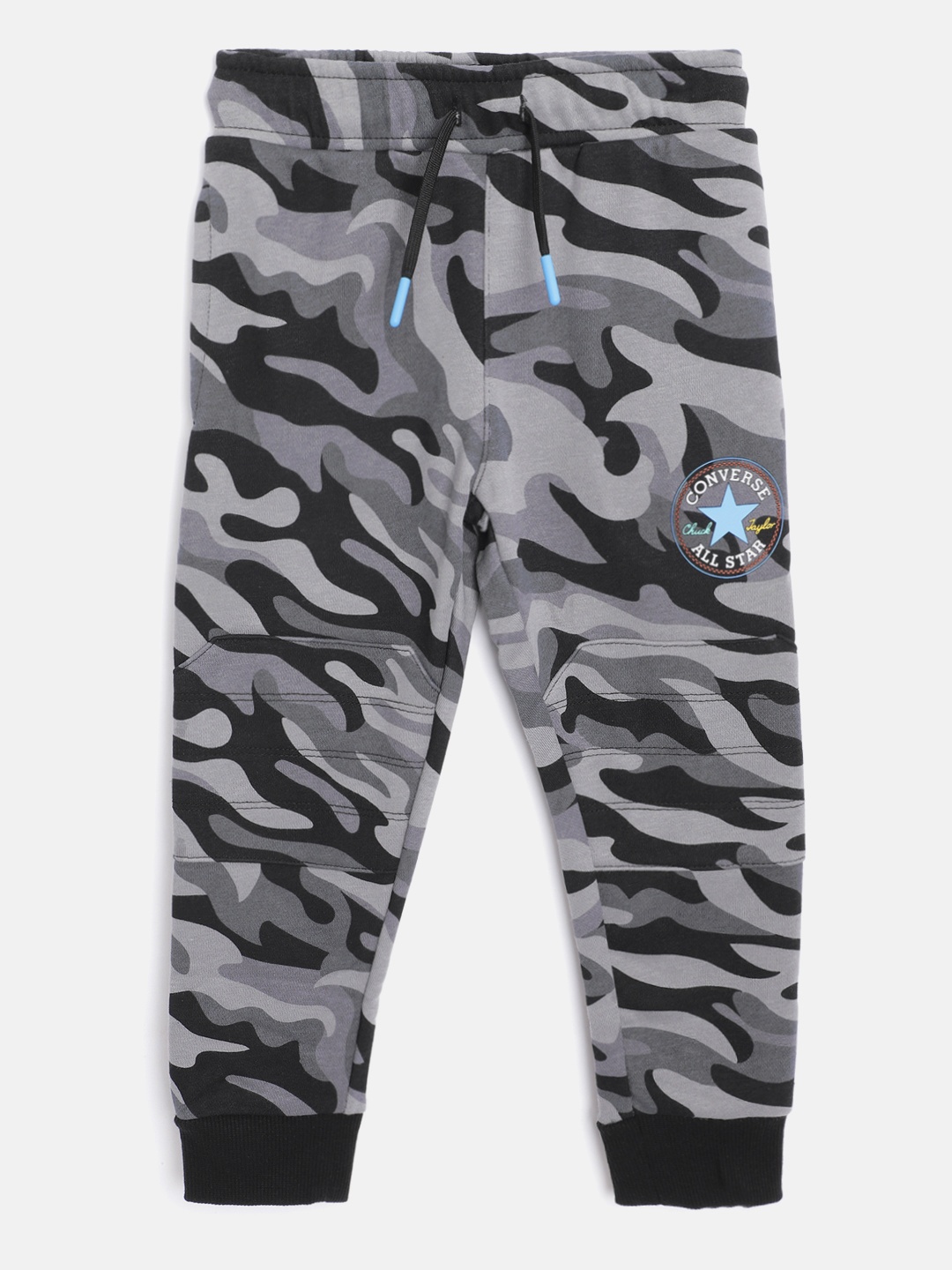 

Converse Boys Black Utility Camo Print Joggers