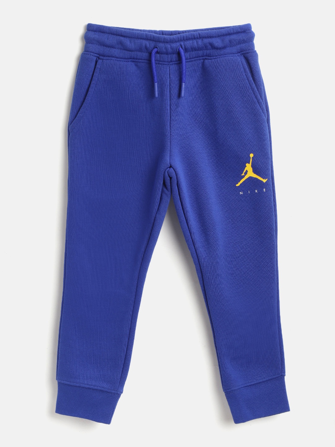 

Jordan By Nike Boys Blue Jumpman Logo Printed Joggers