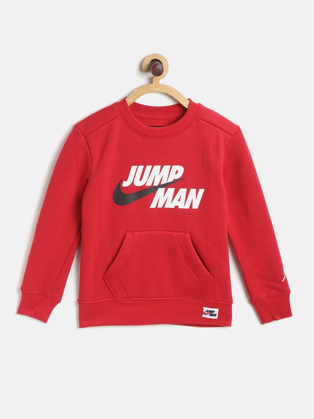 

Jordan Boys Red & White Jumpman Print Crew Sweatshirt