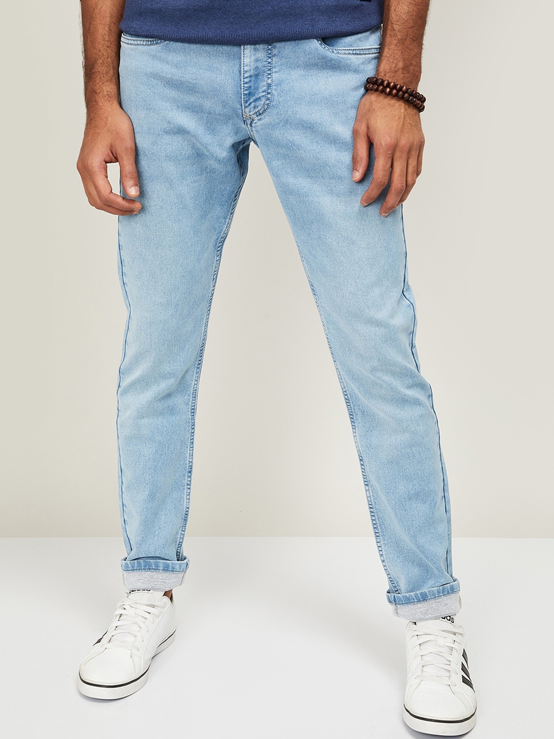 

Denimize by Fame Forever Men Blue Skinny Fit Jeans