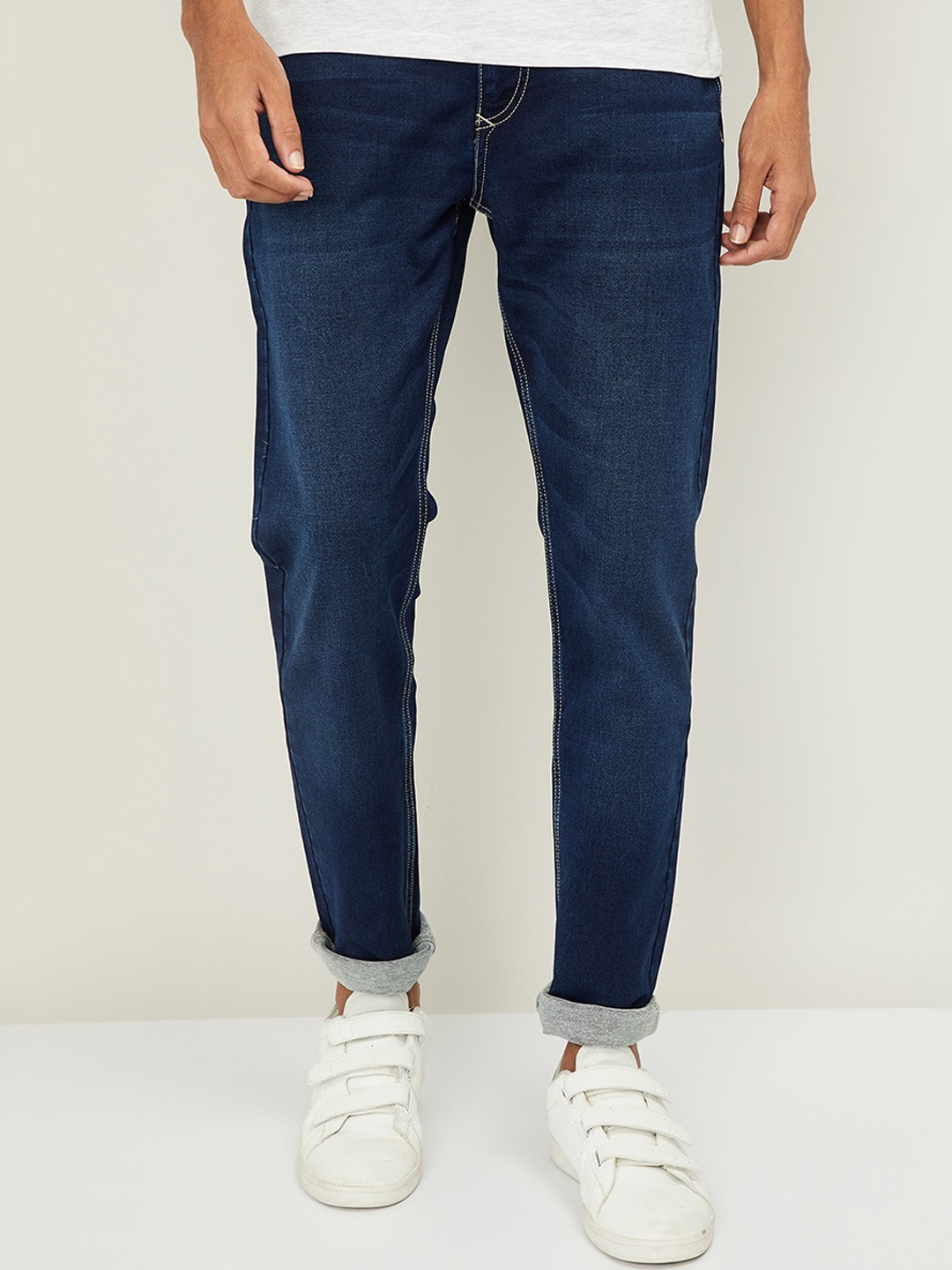 

Denimize by Fame Forever Men Blue Slim Fit Stretchable Jeans