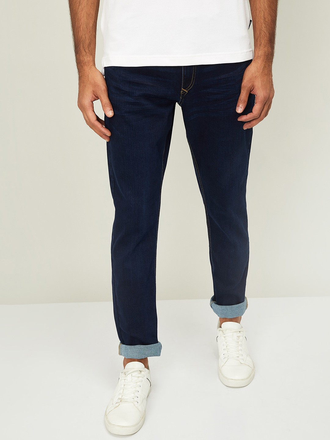 

Denimize by Fame Forever Men Blue Skinny Fit Jeans