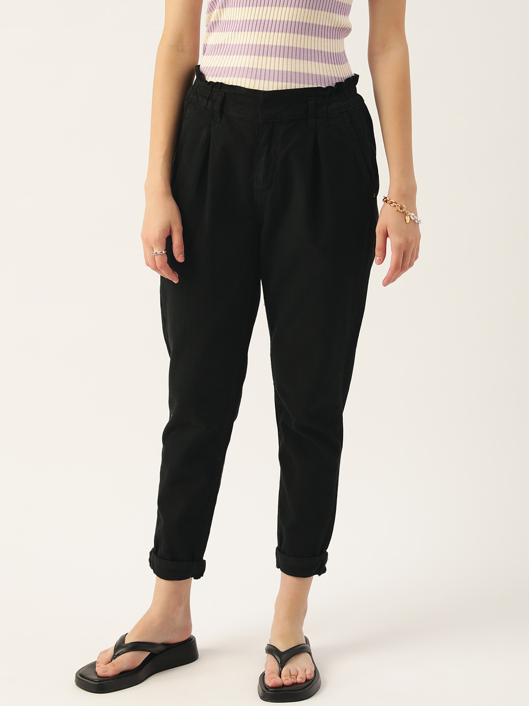 

DressBerry Women Black High-Rise Jeans