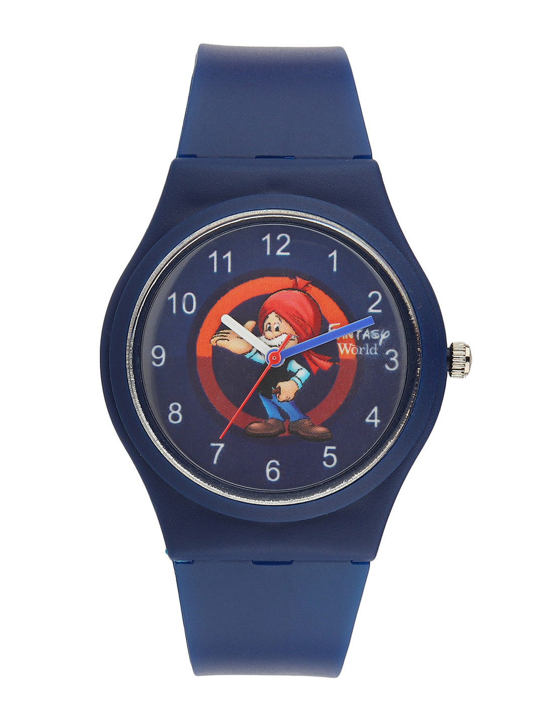 

Fantasy World Kids Navy Blue Chacha Chaudhary Printed Dial Analogue Watch