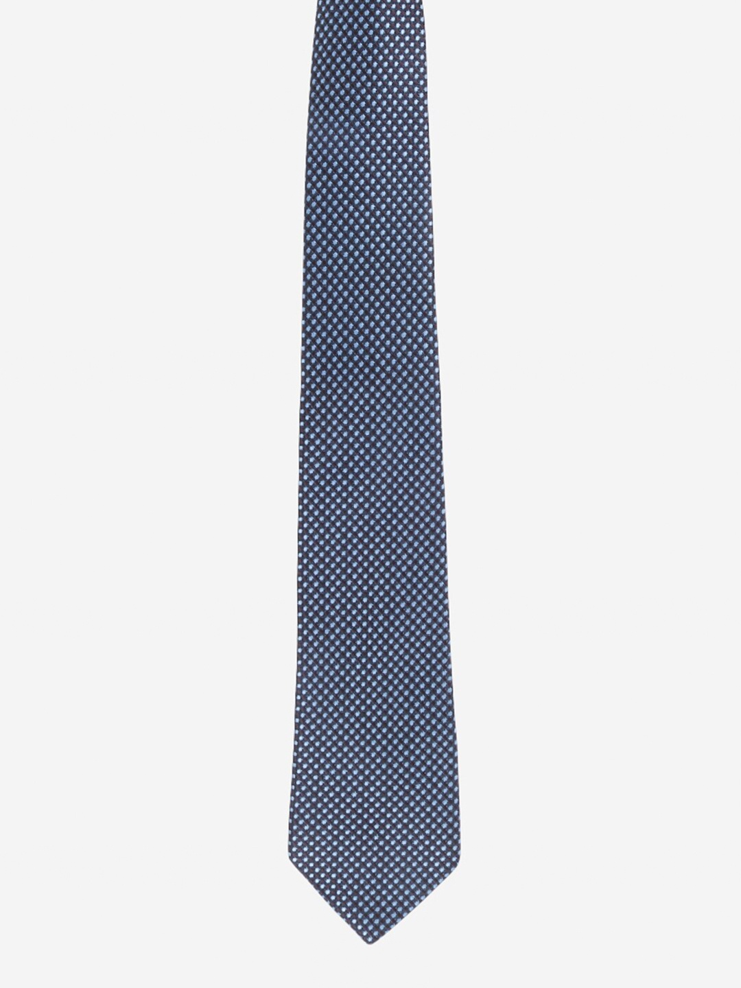 

Alvaro Castagnino Men Blue & Brown Woven Design Broad Tie