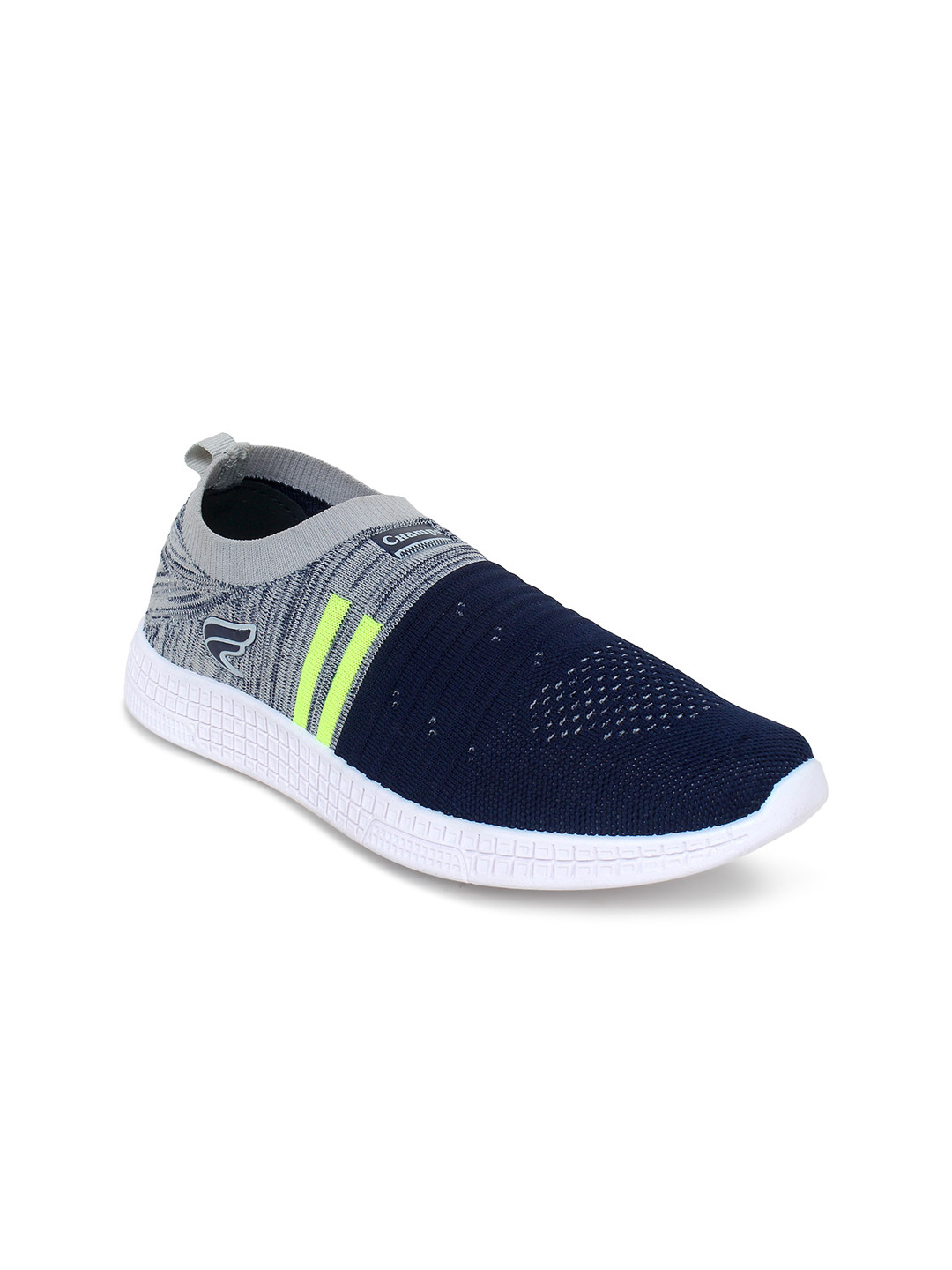 

Champs Men vy Blue Woven Design Slip-On Sneakers, Navy blue