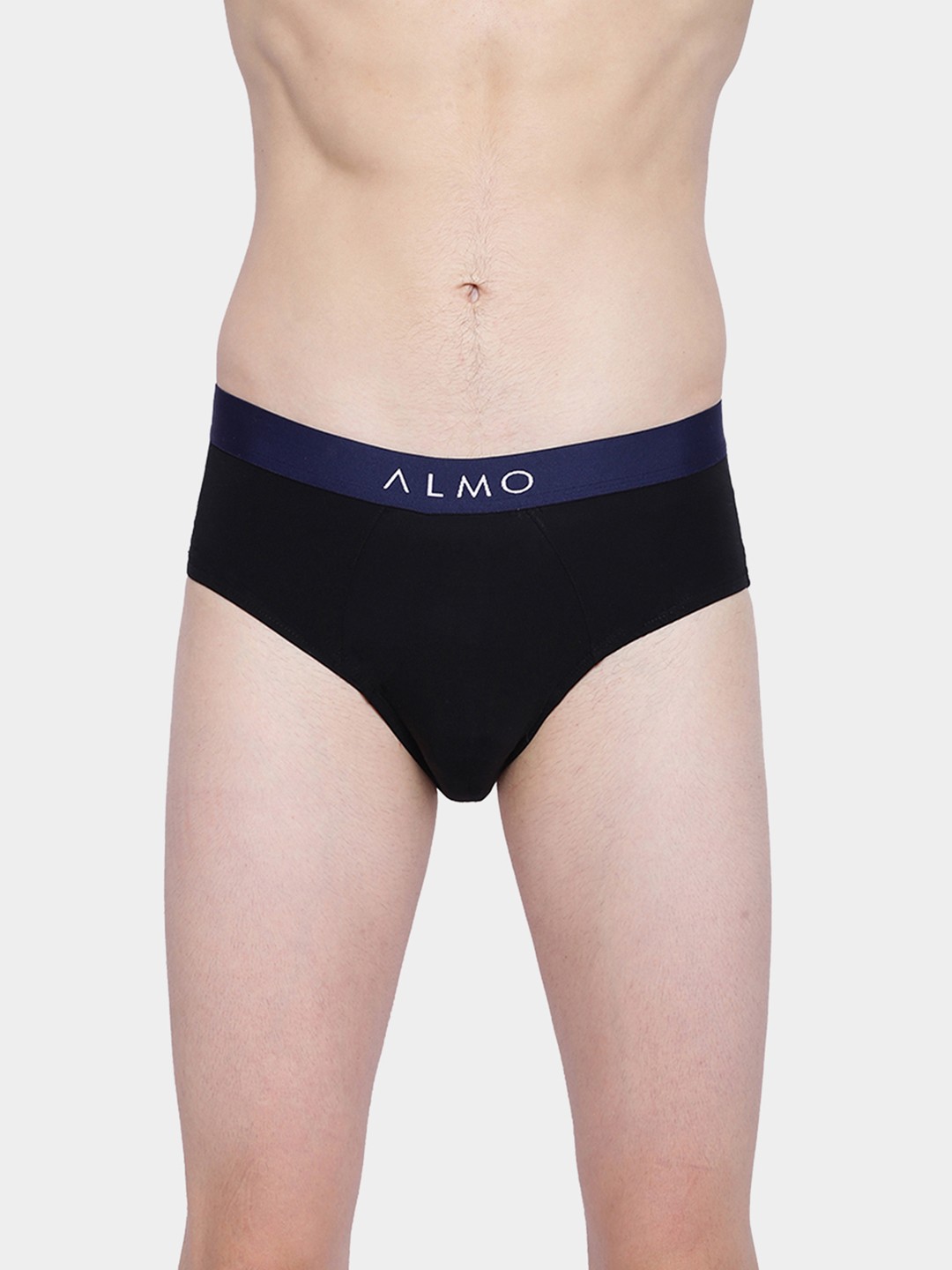 

Almo Wear Men Black Solid Slim-Fit Basic Briefs
