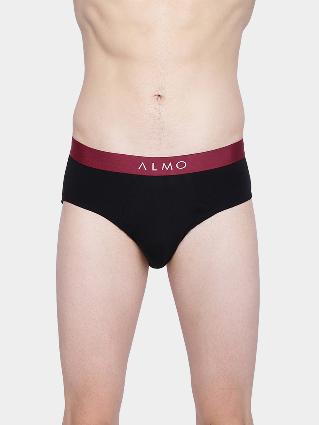 

Almo Wear Men Black Solid Slim-Fit Micro Modal Basic Briefs