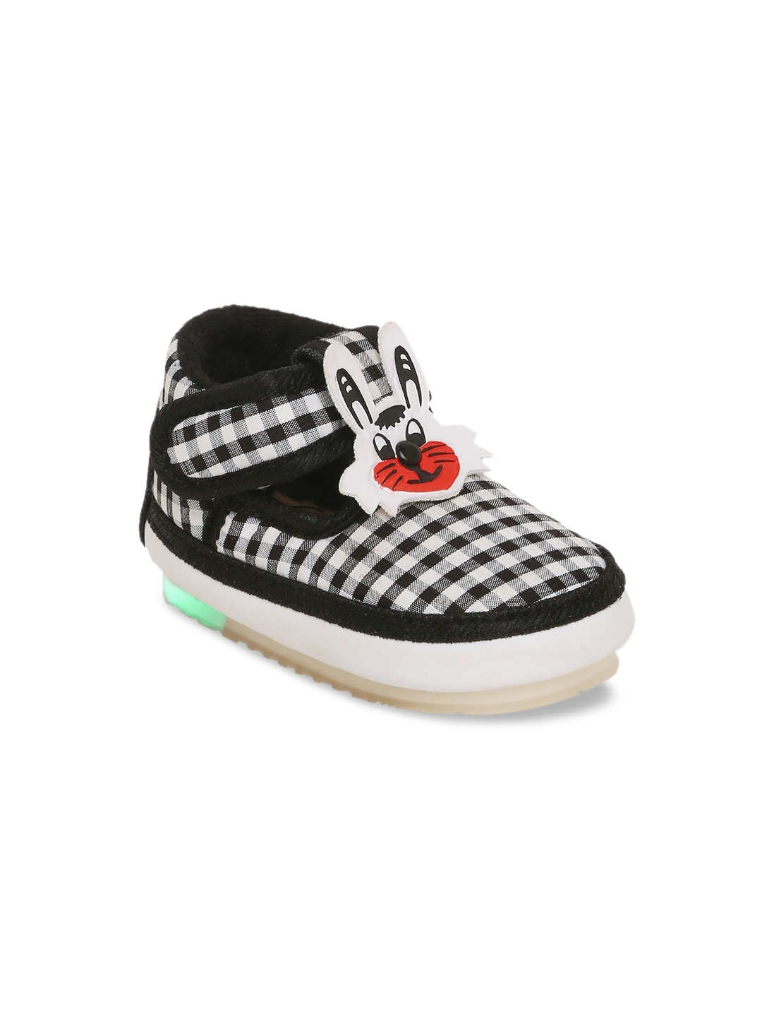 

CHiU Unisex Kids Black Checked Sneakers