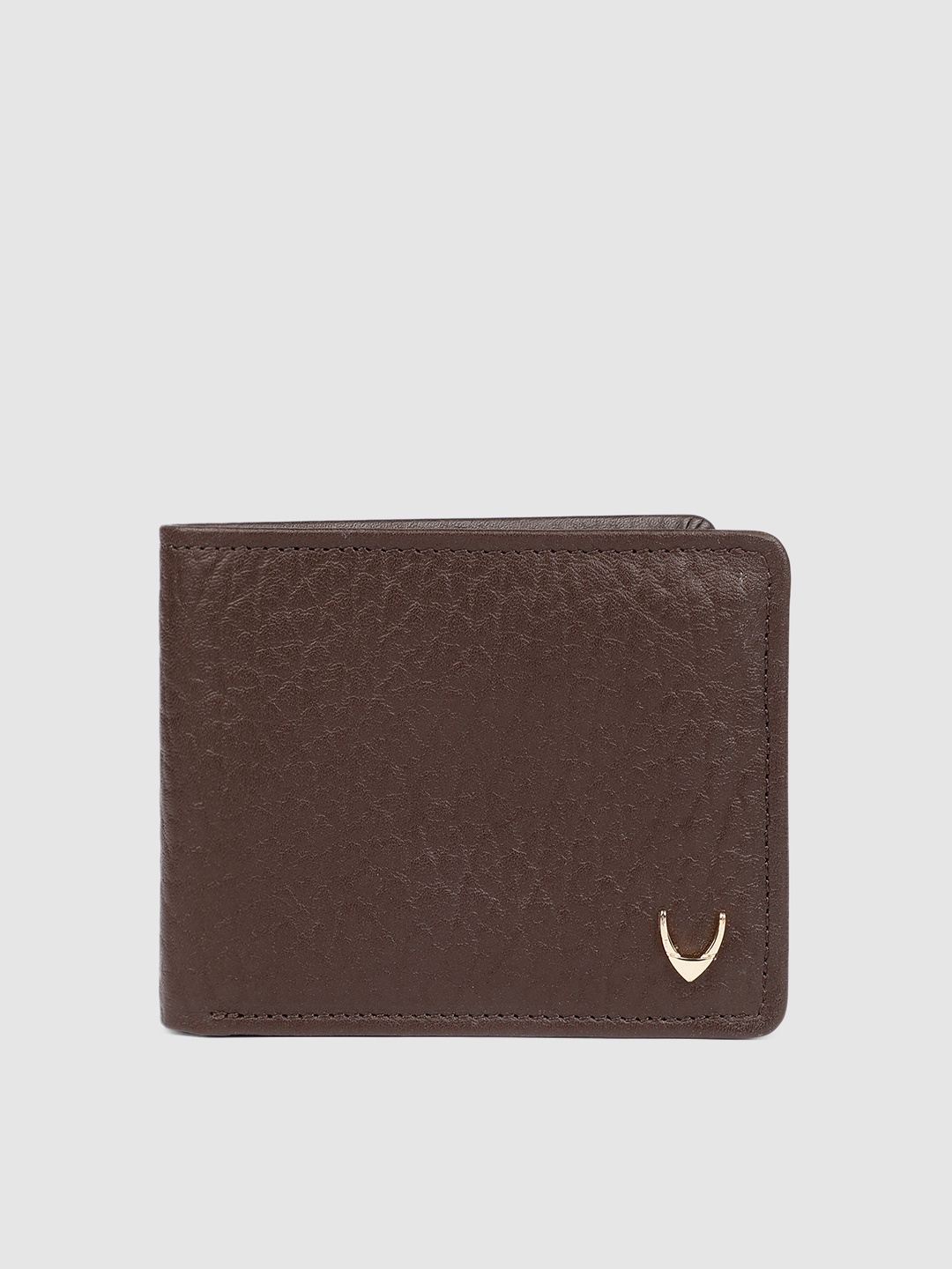 

Hidesign Men Brown Textured Leather Two Fold Wallet