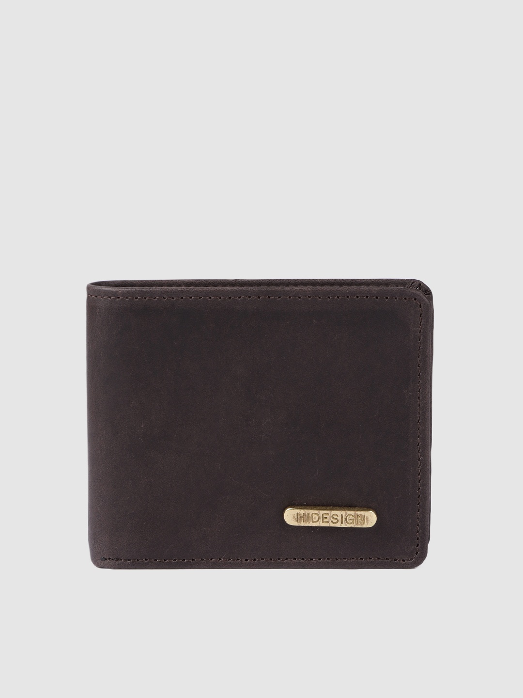 

Hidesign Men Brown Leather Two Fold Wallet