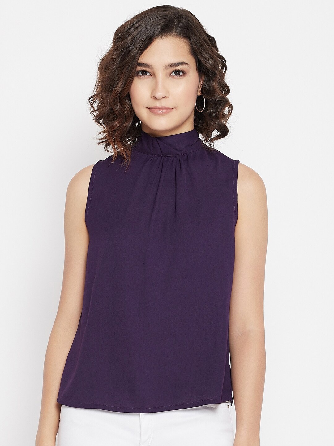 

PURYS Women Purple Top