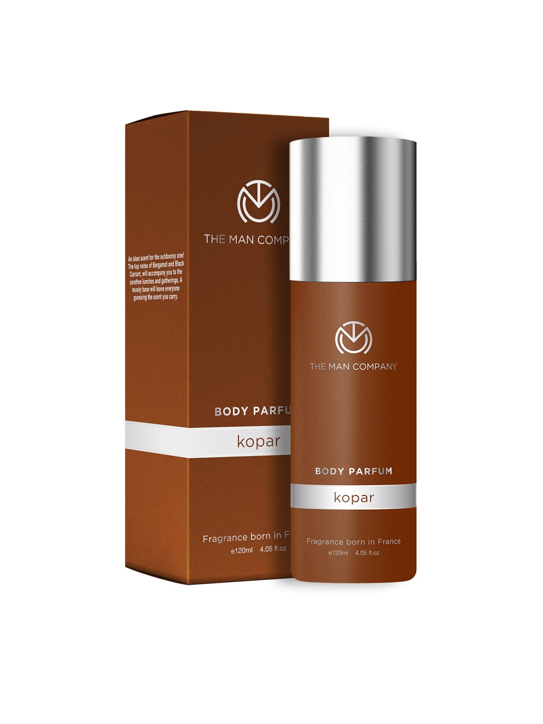 

THE MAN COMPANY Men Kopar Non-Gas Body Perfume 120 ml, Brown