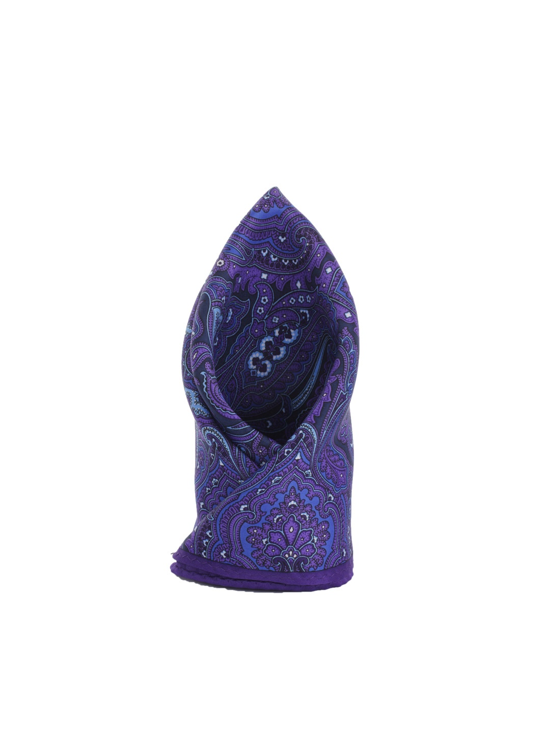 

Alvaro Castagnino Purple & Blue Floral Print Pocket Square