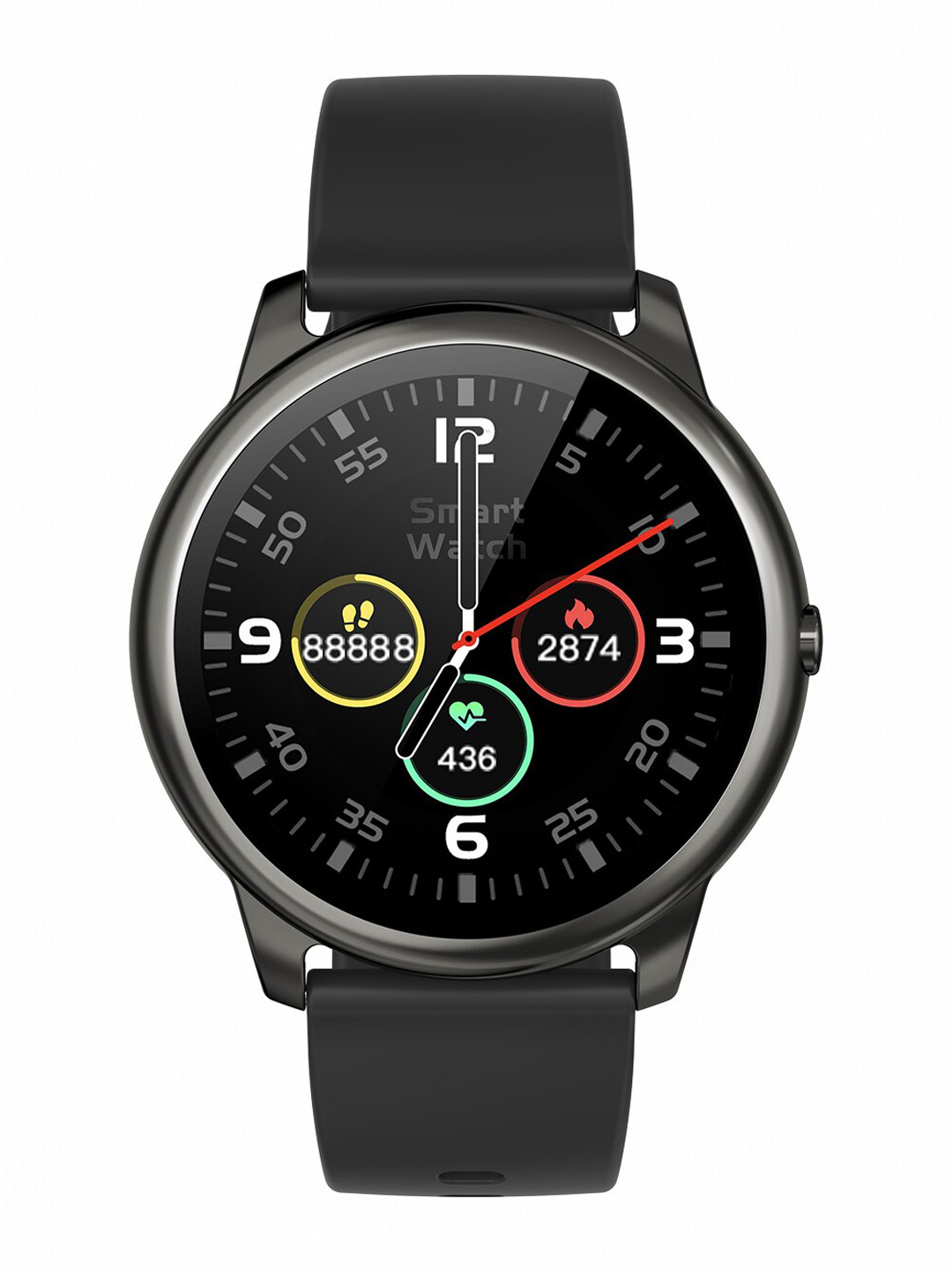 

CrossBeats Unisex Black Orbit HD Display 100+ Watch faces Smart Watch