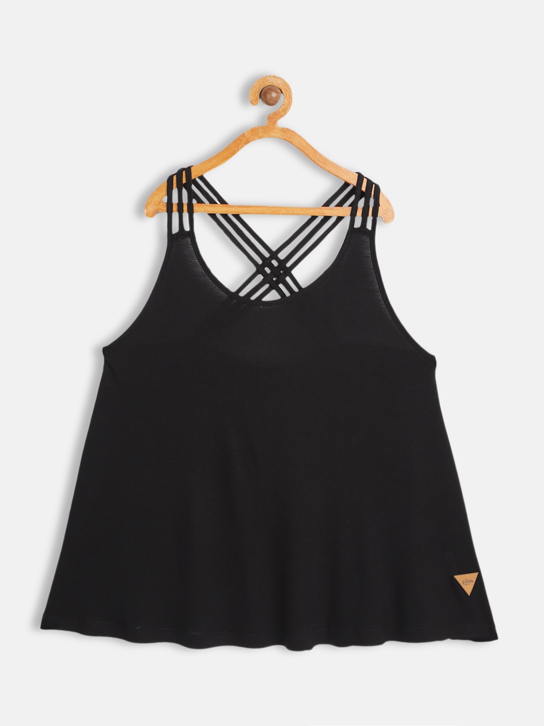 

UTH by Roadster Girls Black Solid Crop Top