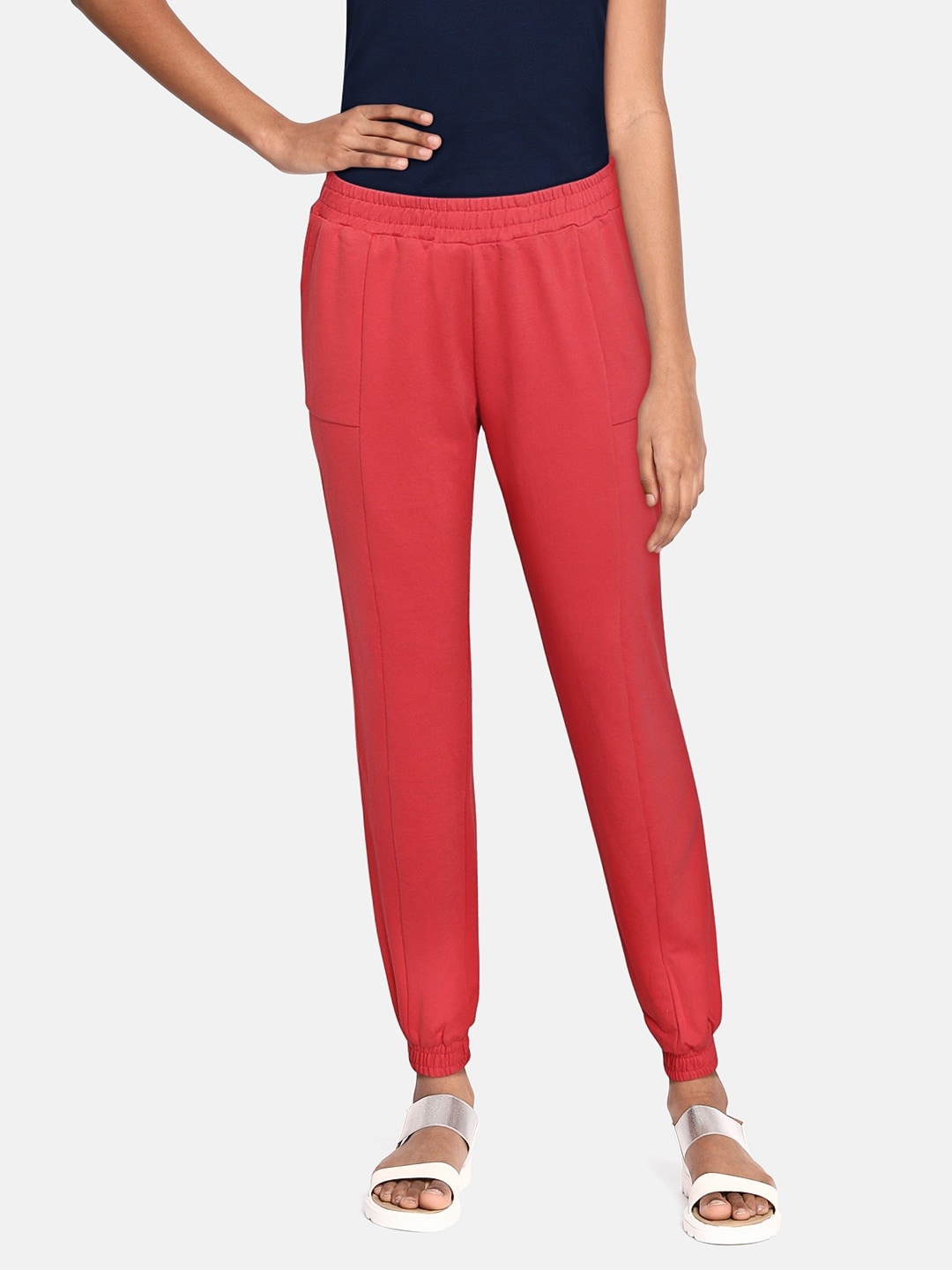 

UTH by Roadster Girls Red Solid Joggers