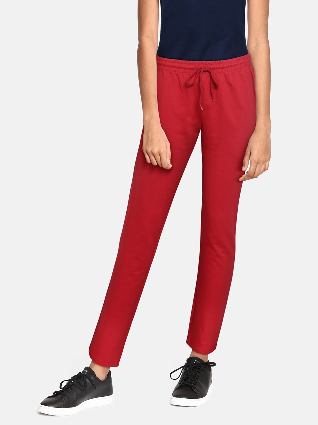 

UTH by Roadster Girls Red Solid Track Pants