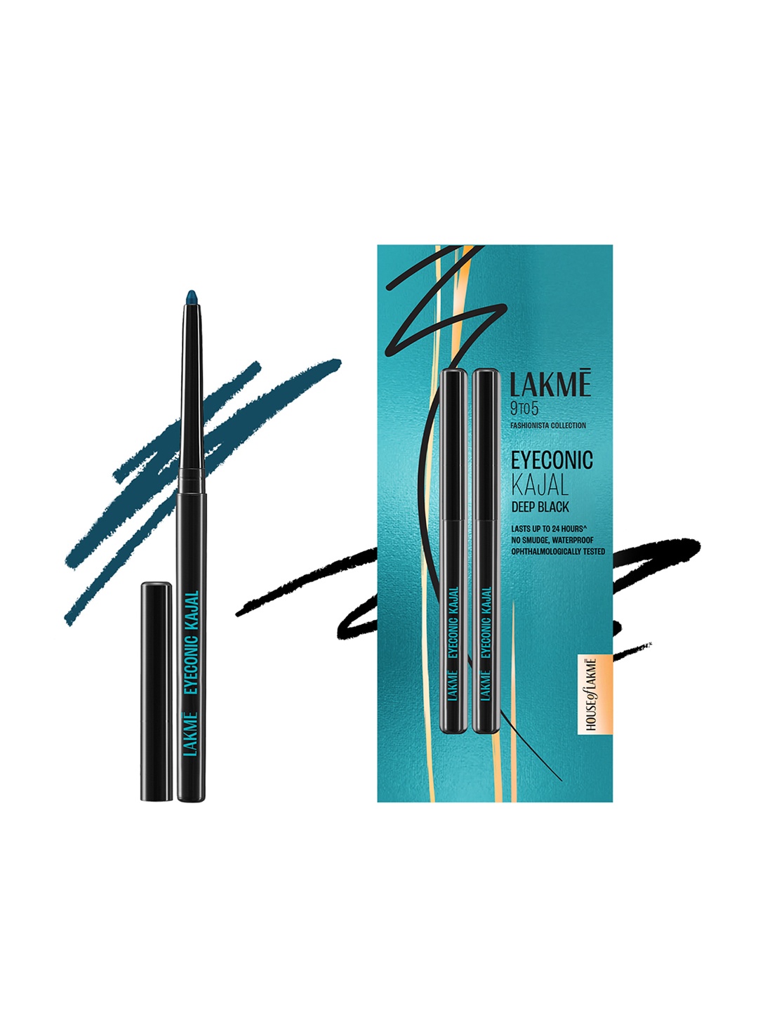 

Lakme Set of 3 Eyeconic Kajal, Black