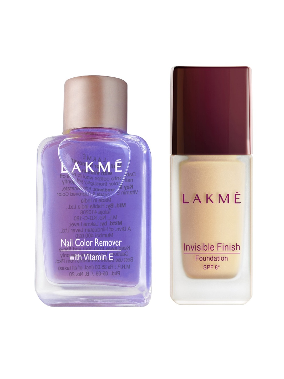 

Lakme Set of 2 Nail Colour & Foundation, Skin