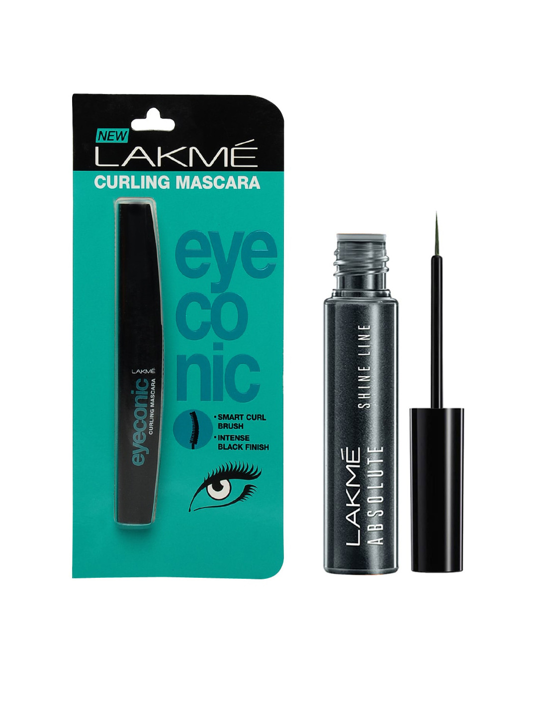 

Lakme Set of 2 Mascara & Eyeliner, Black