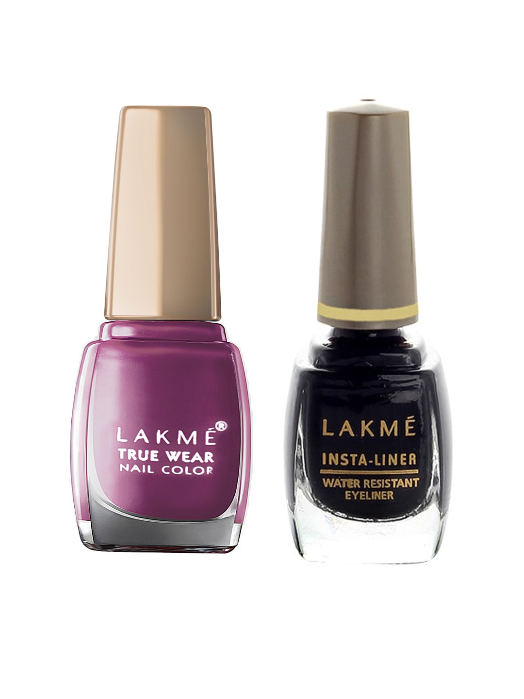 

Lakme Set of 2 Eyeliner & Nail Polish, Black