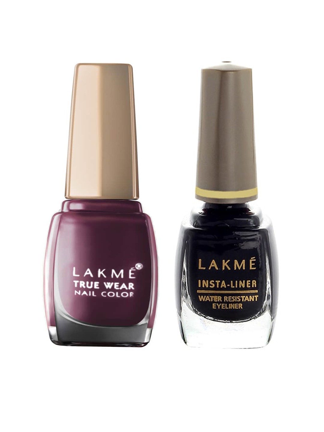 

Lakme Set of 2 Eyeliner & Nail Polish, Black